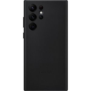 Samsung - EF-VS908LBEGUS Galaxy S22 Ultra Leather Case - Black